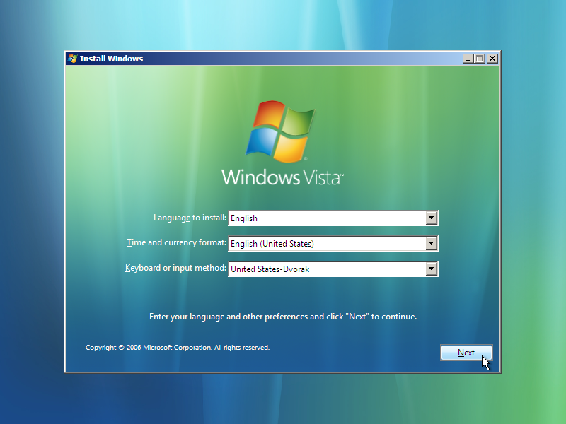 Windows installer for vista 32 bit