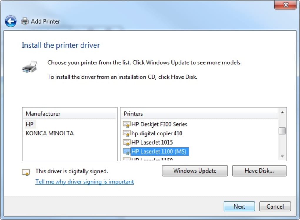 Hewlett Packard Printer Software Download